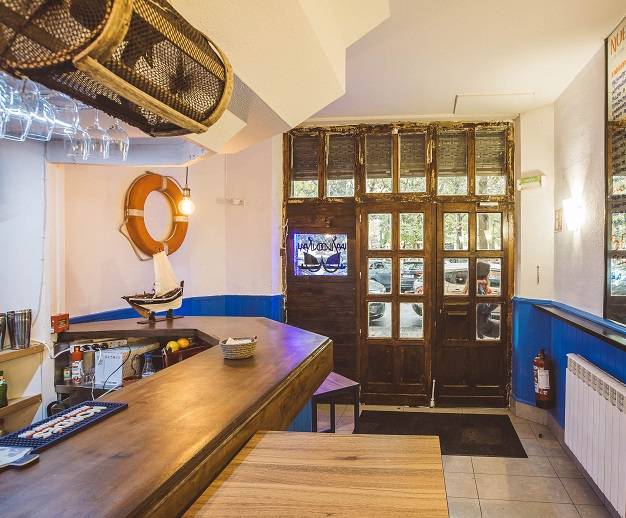 Interior de la taberna